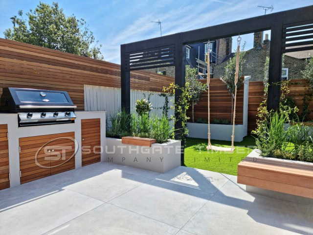 Yellow Balau 10 x 45mm P.A.R. Fencing