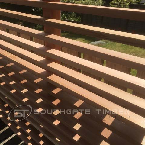 Western Red Cedar 18 x 38mm P.A.R. Fencing