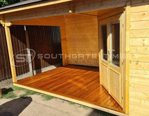 Iroko 20 x 90mm Smooth Double