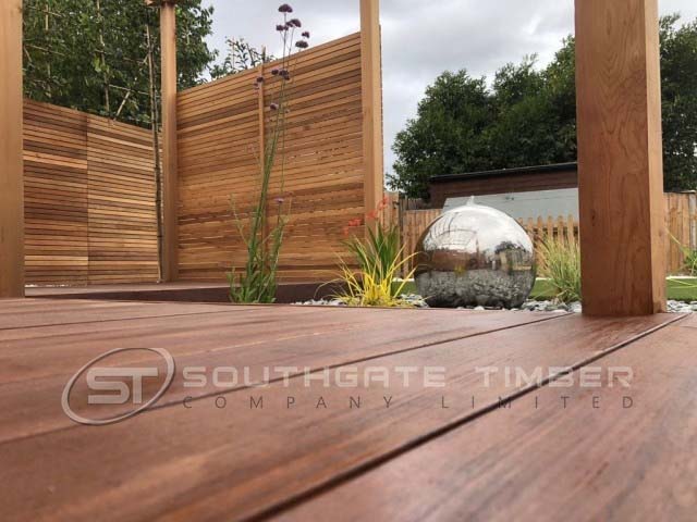 IPE 21 x 145mm smooth 2 sides grooved for hidden fix 1st grade