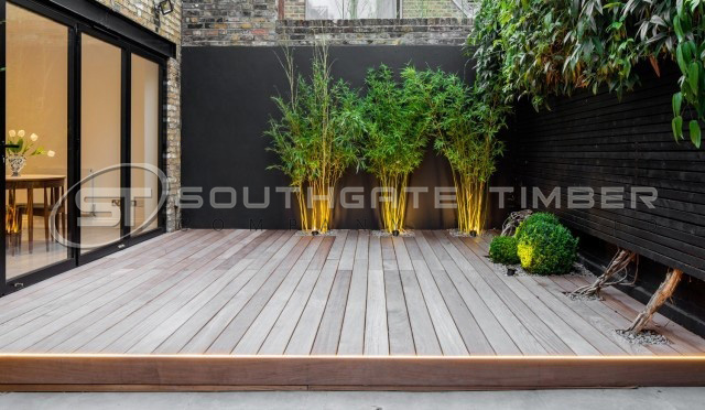 Iroko 20 x 120mm Smooth Double