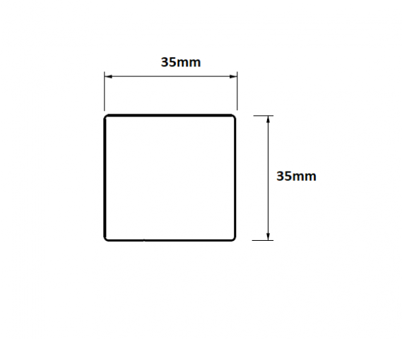 Black Barn 35 x 35mm Trim