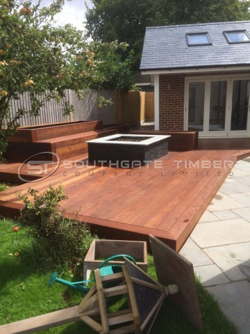 IPE 21 x 145mm smooth 2 sides grooved for hidden fix 1st grade