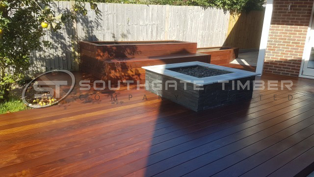 IPE 21 x 145mm smooth 2 sides grooved for hidden fix 1st grade