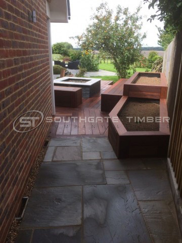 IPE 21 x 145mm smooth 2 sides grooved for hidden fix 1st grade