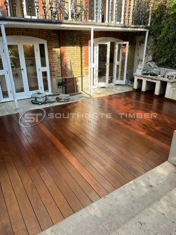 IPE 21 x 145mm smooth 2 sides grooved for hidden fix 1st grade