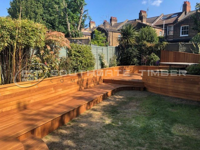 Iroko 20 x 120mm Smooth Double