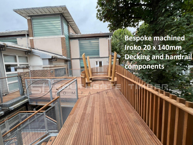 Iroko 20 x 140mm Smooth Double