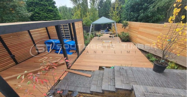 Yellow Balau 21 x 145mm Smooth/Castle ***FSC***