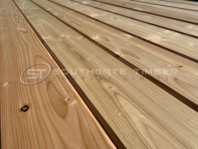 Canadian Larch 17 x 94mm T.G.V. Cladding ST0.L 