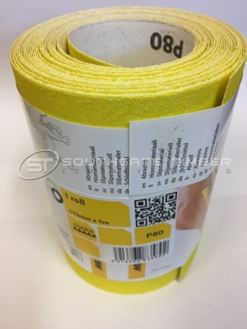 Mirka Hiomant P80 Sandpaper x 5 mtr roll