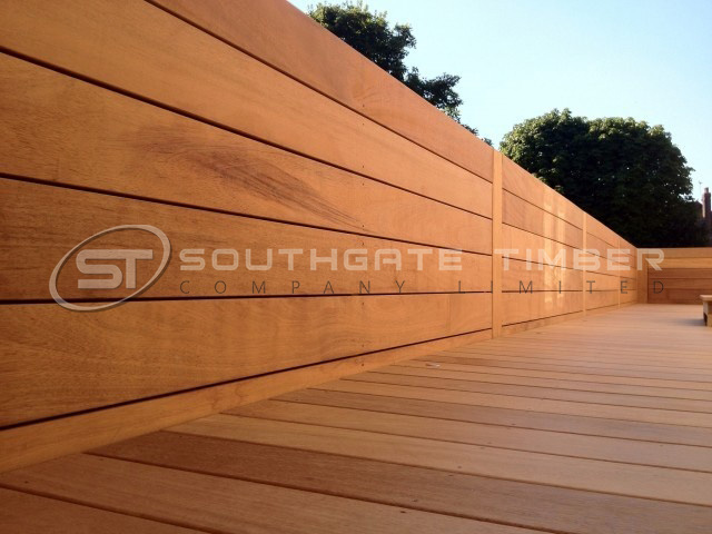 Iroko 20 x 120mm Smooth Double