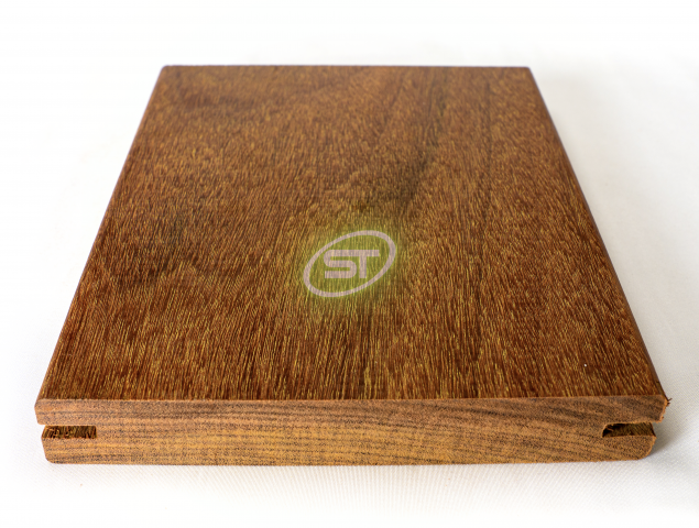 IPE 21 x 145mm smooth 2 sides grooved for hidden fix 1st grade