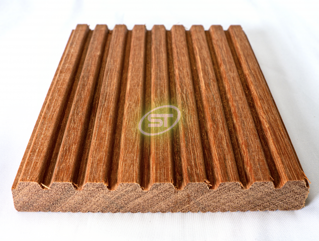 Yellow Balau 21 x 145mm Castle/Reeded