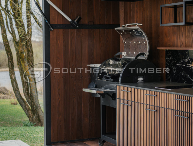 Thermory 20 x 132mm  Benchmark Thermo-Ash Cladding C34