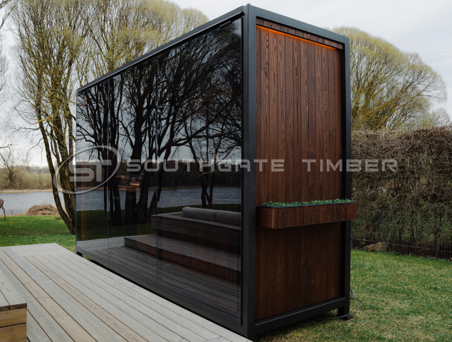 Thermory 20 x 132mm  Benchmark Thermo-Ash Cladding C34