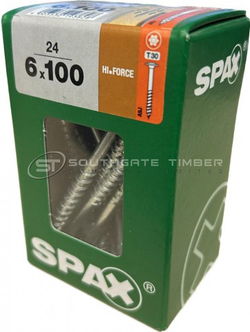 Spax WIROX 6.0 x 100mm x 24 mini pack construction screw