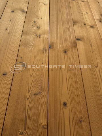 Thermory 26 x 185mm  Benchmark Thermo Spruce Decking D4 SG2