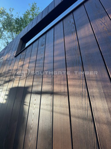 Thermory 20 x 132mm  Benchmark Thermo-Ash Cladding C34