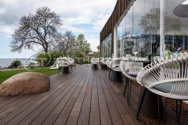 Thermory 20 x 132mm  Benchmark Thermo-Ash Decking D4 SG2