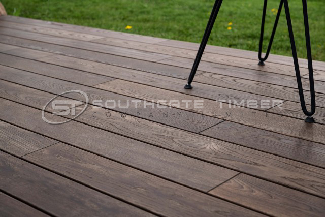 Thermory 20 x 132mm  Benchmark Thermo-Ash Decking D4 SG2