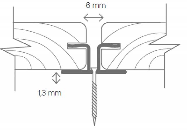 Thermory T6 Decking Clip