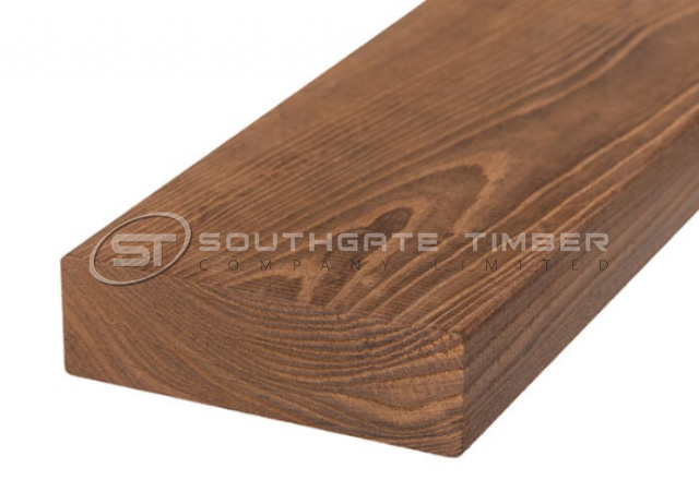 Thermory 20 x 132mm  Benchmark Thermo-Ash Decking D4