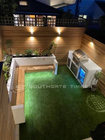 Western Red Cedar 20 x 45mm P.A.R. Fencing