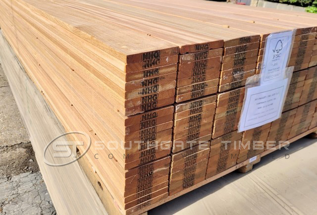 Yellow Balau 21 x 145mm Smooth 2 sides ***FSC***