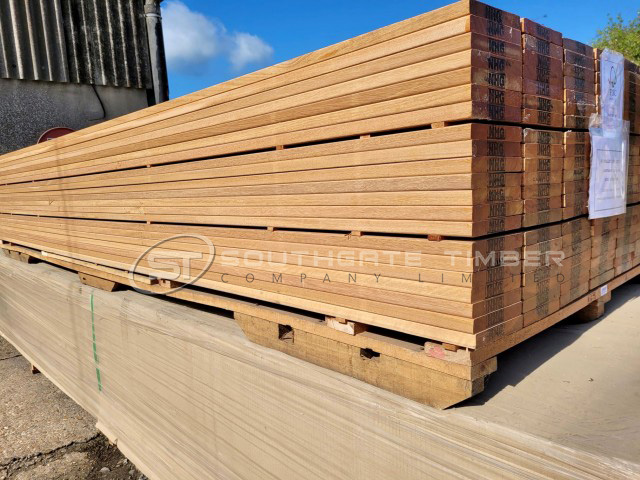 Yellow Balau 21 x 145mm Smooth 2 sides ***FSC***