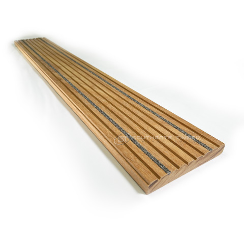 Yellow Balau 21 x 145mm Castle/Smooth Grip Strip