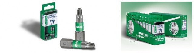Spax T-star drive bits T20