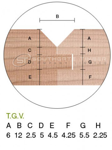 Western Red Cedar 18 x 144mm T.G.V. ST1 