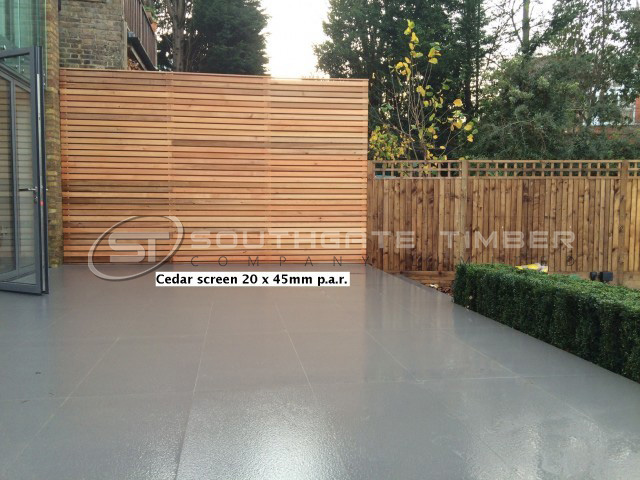 Western Red Cedar 20 x 45mm P.A.R. Fencing