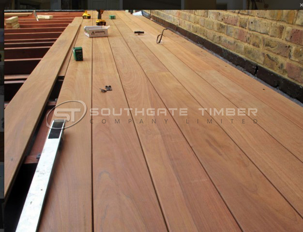 IPE 21 x 145mm smooth 2 sides grooved for hidden fix 1st grade