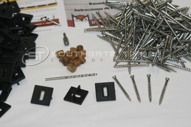 Deckwise Extreme hidden Decking Fixings - 2.4mm Gap