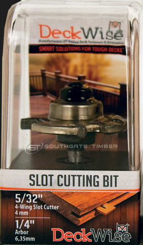 Deckwise Slot Cutting Router Bit 1/4