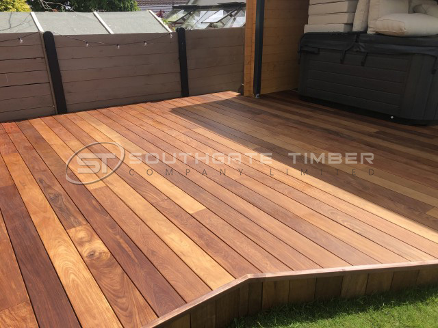 IPE 21 x 145mm smooth 2 sides grooved for hidden fix 1st grade