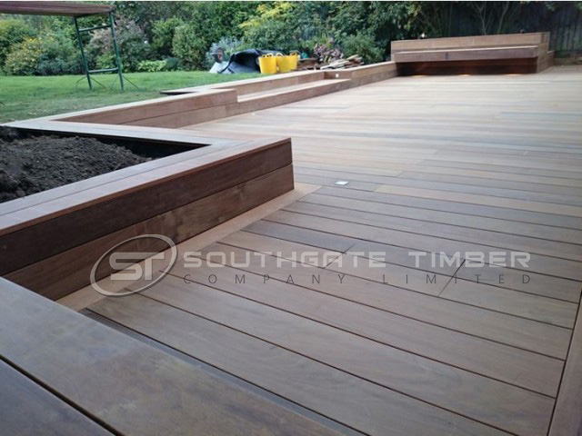 IPE 21 x 145mm smooth 2 sides grooved for hidden fix 1st grade