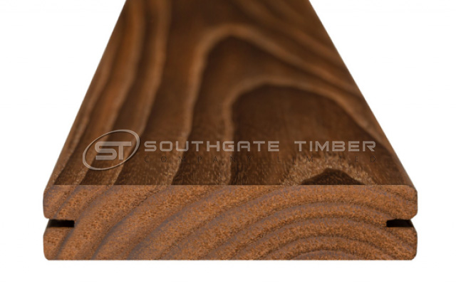 Thermory 20 x 132mm  Benchmark Thermo-Ash Decking D4 SG2